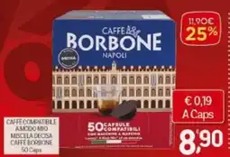 Supermercato Fratelli Scotto Caffè compatibile amodo mio miscela decisa CAFFE BORBONE offerta