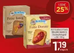 Supermercato Fratelli Scotto Fette biscottate mulino bianco dorate/integrali offerta
