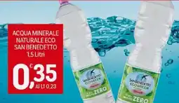 Supermercato Fratelli Scotto Acqua minerale naturale eco SAN BENEDETTO offerta