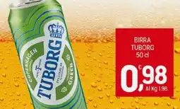 Supermercato Fratelli Scotto Birra TUBORG offerta