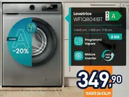 Unieuro Hisense Lavatrice WF1Q8041BT offerta