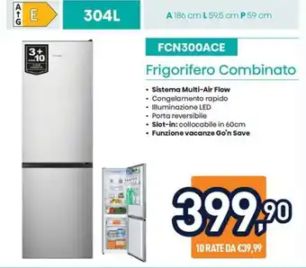Hisense FCN300ACE Frigorifero Combinato