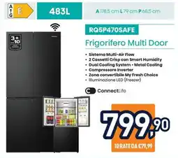 Unieuro Hisense RQ5P470SAFE Frigorifero Multi Door offerta