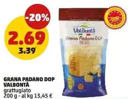 PENNY Grana padano dop VALBONTÀ offerta