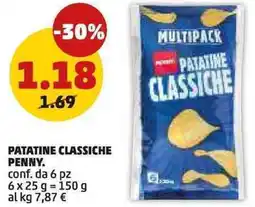 PENNY Patatine classiche PENNY offerta