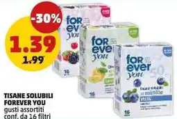 PENNY Tisane solubili FOREVER YOU offerta