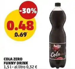 PENNY Cola zero funny drink offerta