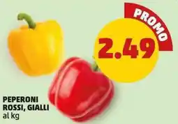 PENNY Peperoni rossi, gialli offerta