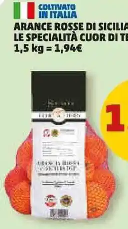 PENNY Arance rosse di sicilia igp le specialità cuor di terra offerta