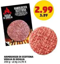 PENNY Hamburger di scottona voglia di griglia offerta