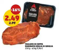 PENNY Tagliata di coppa marinata voglia di griglia offerta