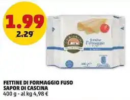 PENNY Fettine di formaggio fuso sapor di cascina offerta