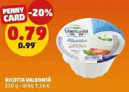 PENNY Ricotta VALBONTÀ offerta