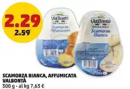 PENNY Scamorza bianca, affumicata VALBONTÀ offerta
