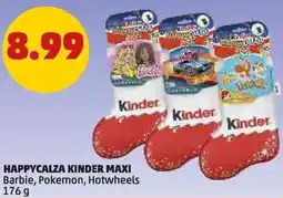 PENNY Happycalza kinder maxi barbie, pokemon, hotwheels offerta