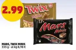 PENNY Mars, twix minis offerta