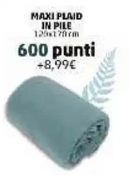 PENNY Maxi plaid in pile offerta