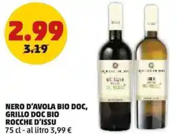 PENNY Nero d'avola bio doc, grillo doc bio rocche d'issu offerta