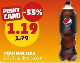 PENNY Pepsi max zero offerta