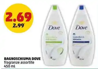 PENNY Bagnoschiuma DOVE offerta