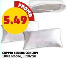 PENNY Coppia federe con zip offerta