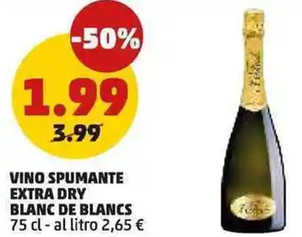 PENNY Vino spumante extra dry blanc de blancs offerta