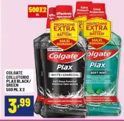 Risparmio Casa Colgate collutorio plax black/ green offerta