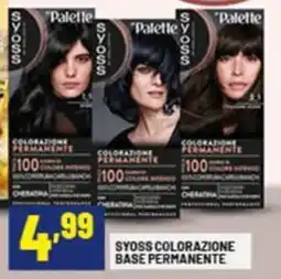 Risparmio Casa Syoss colorazione base permanente offerta