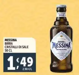 Deco Supermercati Messina birra cristalli di sale offerta