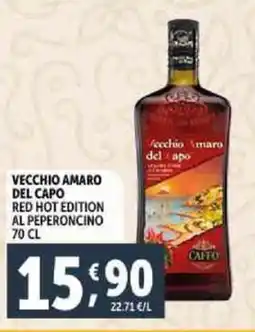Deco Supermercati Vecchio amaro del capo red hot edition al peperoncino offerta
