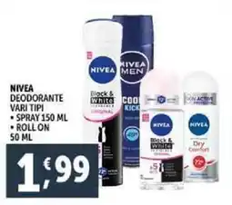 Deco Supermercati Nivea deodorante offerta