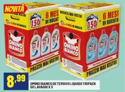 Risparmio Casa Omino bianco detersivo liquido tripack offerta