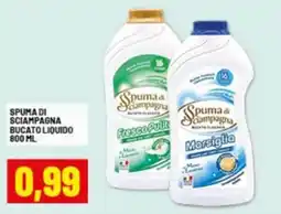 Risparmio Casa Spuma di sciampagna bucato liquido offerta