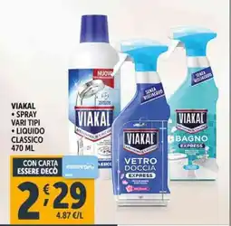 Deco Supermercati Viakal spray offerta
