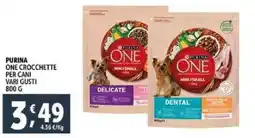 Deco Supermercati Purina one crocchette per cani offerta