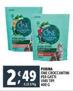 Deco Supermercati Purina one croccantini per gatti offerta
