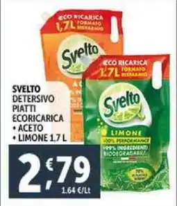 Deco Supermercati Svelto detersivo piatti ecoricarica offerta