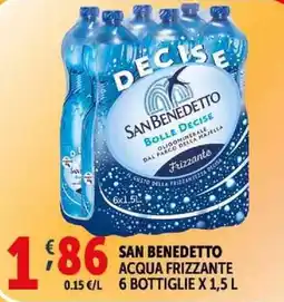 Deco Supermercati San benedetto acqua frizzante offerta