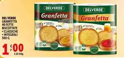 Deco Supermercati Del verde granfetta 40 fette biscottate offerta