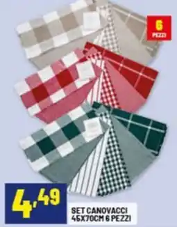 Risparmio Casa Set canovacci offerta