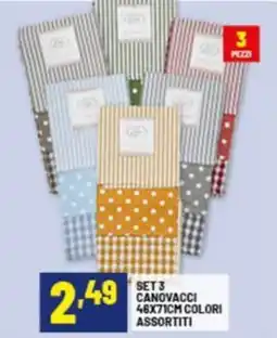 Risparmio Casa Set 3 canovacci offerta