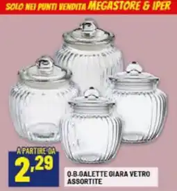Risparmio Casa Q.b.galette giara vetro offerta
