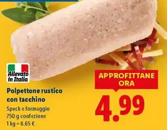 Polpettone rustico con tacchino