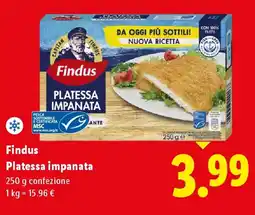 Lidl Findus Platessa impanata offerta