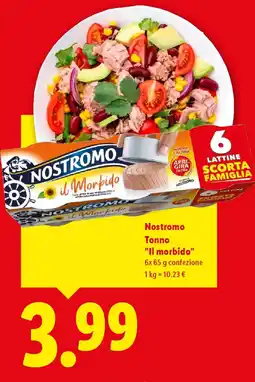 Lidl Nostromo Tonno "Il morbido" offerta