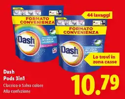 Lidl Dash Pods 3in1 offerta