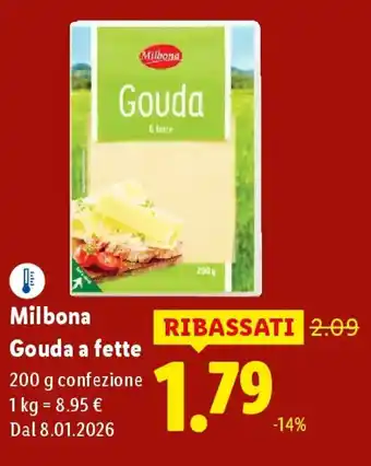 Milbona Gouda a fette