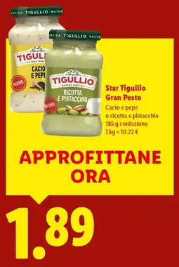 Lidl Star Tigullio Gran Pesto offerta