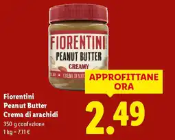 Lidl Fiorentini Peanut Butter Crema di arachidi offerta