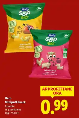 Lidl Hero Minipuff Snack offerta